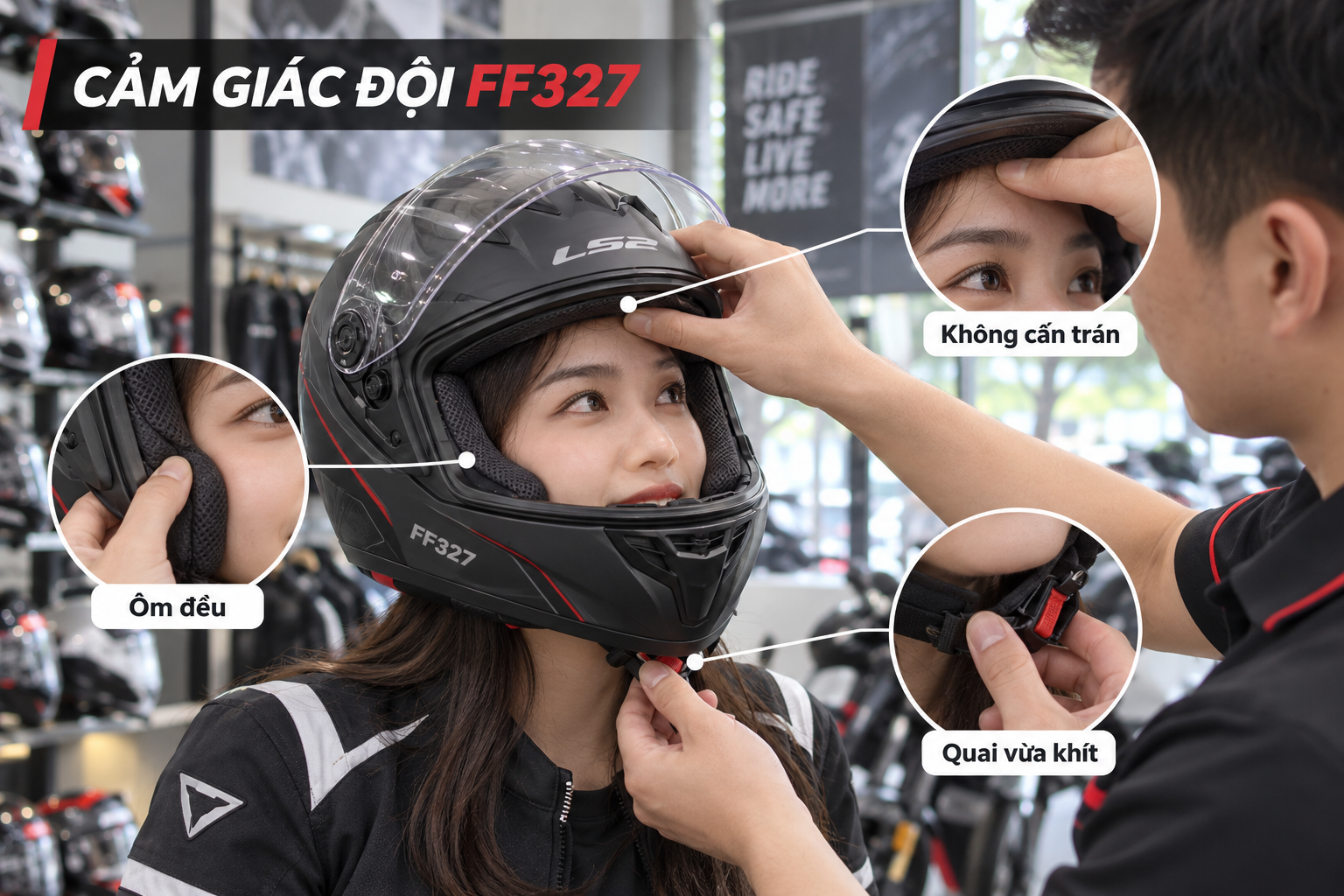 Review LS2 FF327 bản thường: Có đáng lên phân khúc cao hơn? - bối cảnh sử dụng thực tế