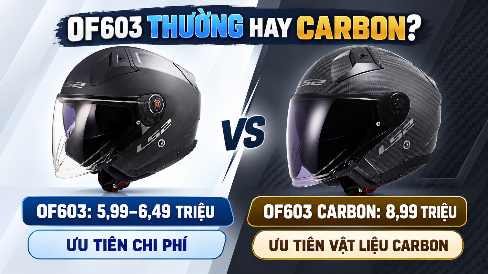 OF603 Infinity II vs OF603 Carbon: Chênh tiền có xứng đáng? - bối cảnh sử dụng thực tế