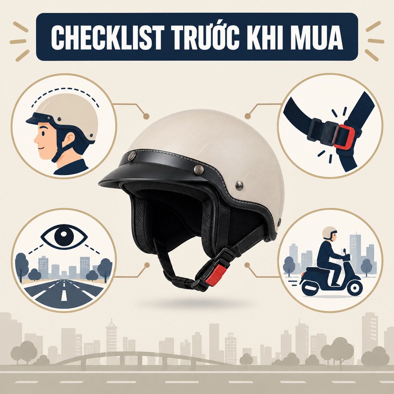 Review LS2 OF610 Light: Gọn nhẹ cho đô thị đến đâu? - checklist kiểm tra
