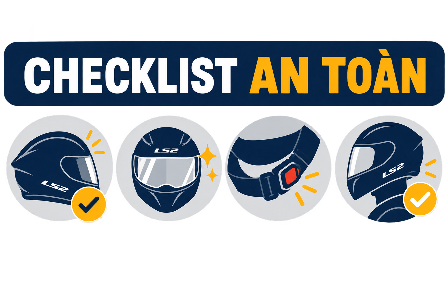 Mũ bảo hiểm LS2 dùng bao lâu thì nên thay? Dấu hiệu dễ nhận biết - checklist kiểm tra