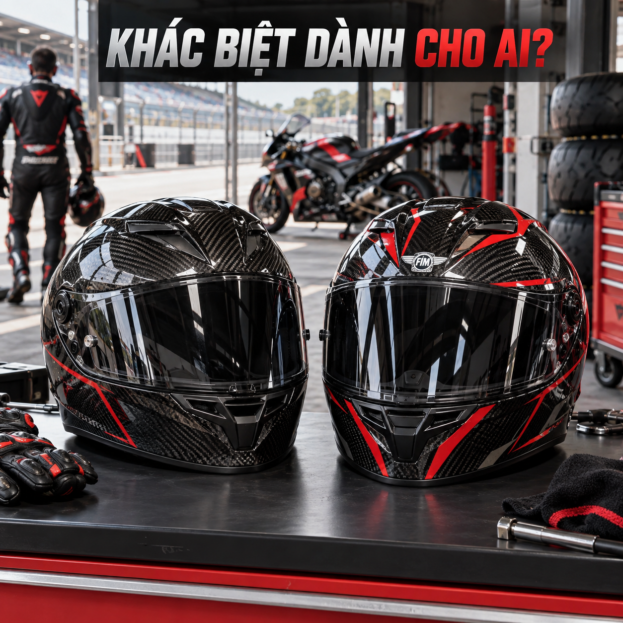 FF805 Thunder Carbon vs FIM Carbon: Khác biệt dành cho ai? - bối cảnh sử dụng