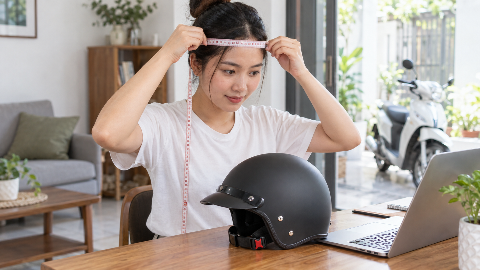 LS2 OF590 hợp form đầu nào? Cách chọn size khi mua online - tình huống sử dụng thực tế